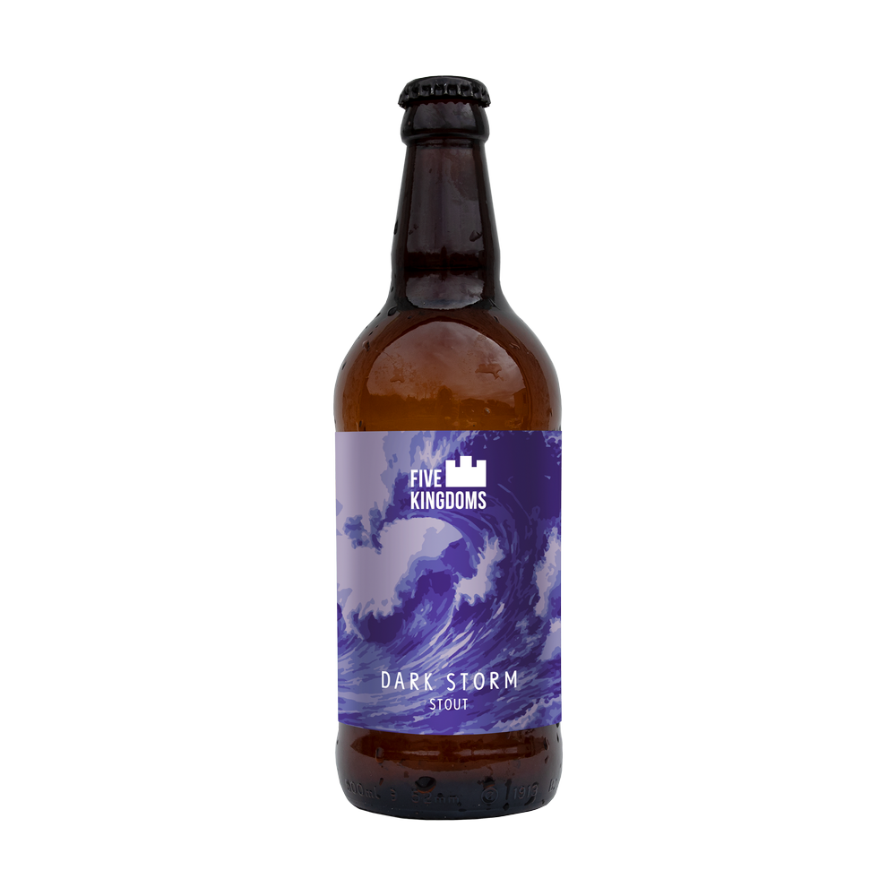 Dark Storm 6.9% Stout 500ml — Five Kingdoms Brewery